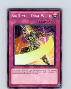 Yu-Gi-Oh TCG Six Style - Dual Wield EXVC-EN073 Unlimited Regular Common Card NM - Image 1