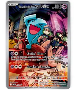 Team Rocket's Wobbuffet Promo Holo SV: Scarlet & Violet Promo Cards 203 NM - Image 1