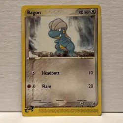 BAGON 49/97 - NON-HOLO - COMMON - Ex Dragon - e-READER 2003 POKEMON CARD - NM - Image 1