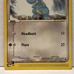 BAGON 49/97 - NON-HOLO - COMMON - Ex Dragon - e-READER 2003 POKEMON CARD - NM - Image 3