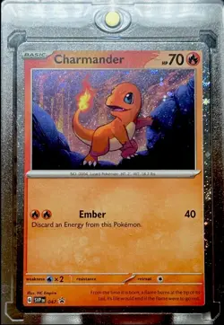 CHARMANDER RARE POLKA DOT REFRACTOR HOLO FOIL SP Pokemon TCG INVESTMENT Card - Image 5