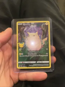 Pokemon TCG Pikachu Celebrations 25/25 XY Holo Card Near Perfect To Perfect - Image 1