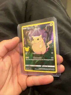 Pokemon TCG Pikachu Celebrations 25/25 XY Holo Card Near Perfect To Perfect - Image 3
