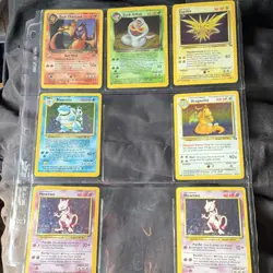 Pokemon TCG Holo Card Lot 6 - Mewtwo, Blastoise, Dragonite, Dark Charizard - Image 1