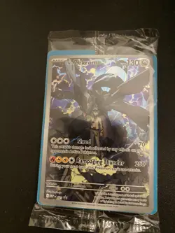 Pokemon N's Zekrom 031 SEALED Mega Evolution Promo Card w/ Top Loader - Image 1