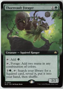 Thornvault Forager (Extended Art) (364) - Normal - Bloomburrow (BLB) - NM - Image 1