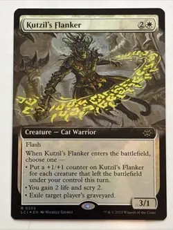 MTG The Lost Caverns of Ixalan Kutzil's Flanker Extended Art Foil 0355 NM Rare - Image 1
