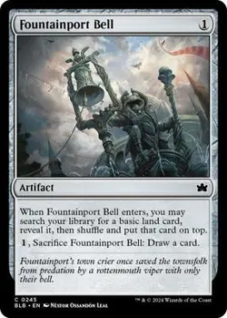 Fountainport Bell Near Mint 245 Bloomburrow Foil - Image 1