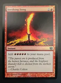 Seething Song 9th Edition MTG Foil Near Mint - Image 1