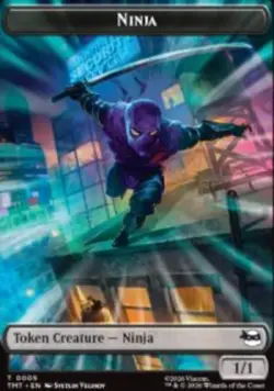 Ninja / Mutagen Token TMT 0005 MTG Foil - Image 1