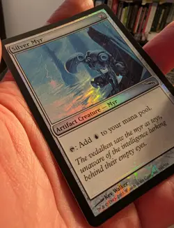 Silver Myr *Foil* - Excellent - Mirrodin - MTG - Image 3