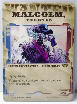Malcolm, the Eyes [New, Near Mint] Showcase Art {Thunder Junction} - Image 1
