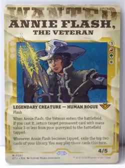 Annie Flash, the Veteran [New, Near Mint] Showcase Art {Thunder Junction} - Image 1