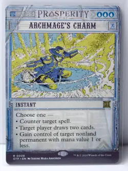 Archmage's Charm [New, Near Mint] Showcase {Thunder Junction: Breaking News} - Image 1