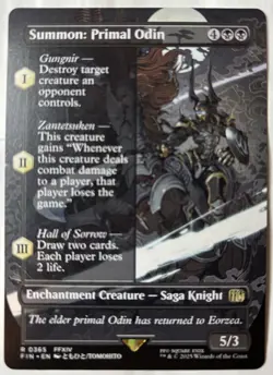 Summon: Primal Odin (Borderless) Final Fantasy Regular - Image 1