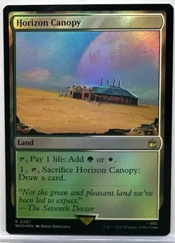 Horizon Canopy, Doctor Who, Magic the Gathering, MTG, FOIL (287) - Image 1