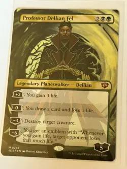 Professor Dellian Fel Borderless Secrets of Strixhaven 283 - Image 1