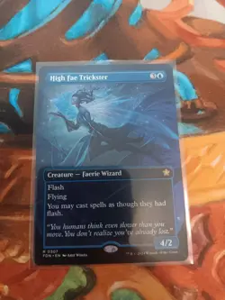 High Fae Trickster (Borderless) 307 Rare Foundations Magic: The Gathering NM - Image 1