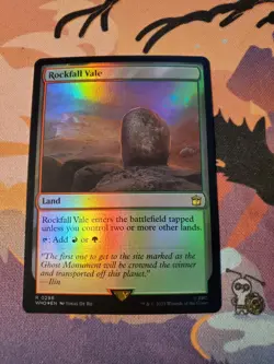 Rockfall Vale Foil Universes Beyond: Doctor Who Magic The Gathering MTG - Image 1