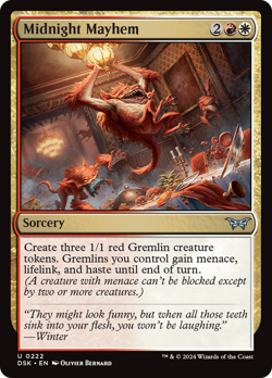 Midnight Mayhem [Duskmourn: House of Horror] Magic MTG - Image 1