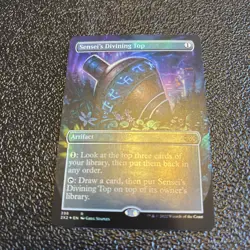 MTG Sensei's Divining Top (Borderless) Double Masters 2022 Foil - Image 1