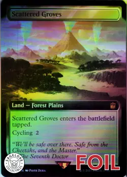 Scattered Groves (Extended Art) - Doctor Who (512) - NM Foil - Image 1