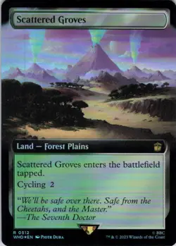 Scattered Groves (Extended Art) - Doctor Who (512) - NM Foil - Image 2