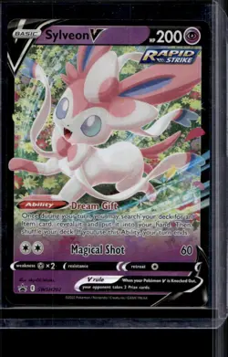 2019-2023 Pokemon SWSH Black Star Promos Sylveon V #SWSH202 - Image 1