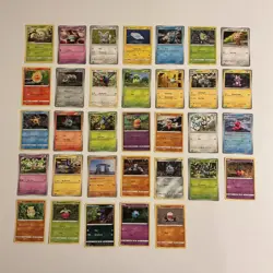 Pokemon Illustrator Yuka Morii - Clay Pokemon Art - 33 NM/LP Card Lot - Image 1