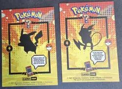 PIKACHU X RAICHU LOT - POKEMON KANTO CARDS TOP POKEDEX CCG FOIL - Image 2