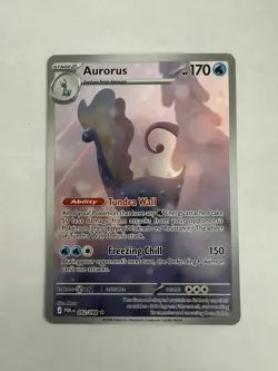 Aurorus 092/088 Perfect Order Full Art Ultra Rare Holo Pokemon Card NM - Image 1