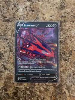 Eternatus V 116/189 Holo V Rare Darkness Ablaze Pokemon Holo Near Mint - Image 1