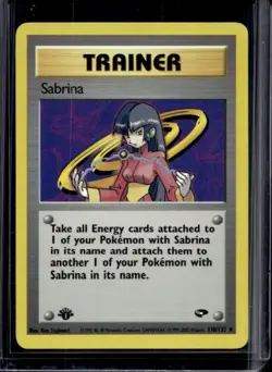 2000 Pokemon Gym Challenge 1st Edition Sabrina #110/132 - Image 1