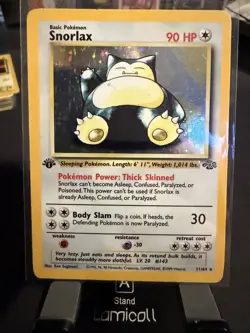 Pokemon TCG Snorlax Jungle 11/64 Holo Unlimited Holo Rare Foreign Hp - Image 1