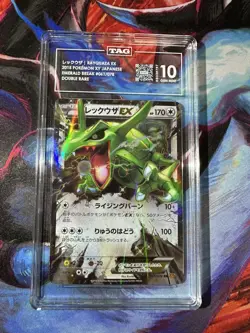 Rayquaza EX 061/078 XY6 Emerald Break TAG 10 Gem Mint Pokemon TCG - Image 1