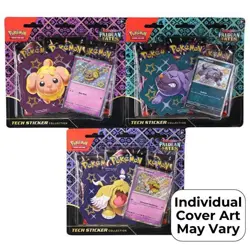 Pokemon Scarlet & Violet Paldean Fates Tech Sticker Collection Box #MII - Image 1