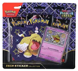 Pokemon Scarlet & Violet Paldean Fates Tech Sticker Collection Box #MII - Image 2
