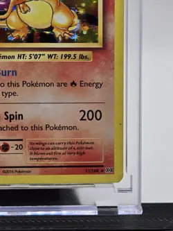 Charizard 11/108 Holo Rare - Pokemon XY Evolutions 2016 MP - Image 5