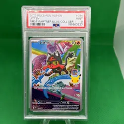 2026 Pokemon Litten First Partner Illustration Collection Series 1 #044 PSA 9 - Image 1