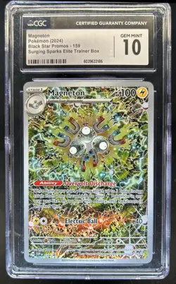 2023-25 Pokemon SV Black Star Promos Magneton #159 CGC 10 - Image 1