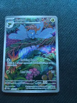 Pokemon TCG Obsidian Flames Gloom 198/197 Holo Illustration Rare NM - Image 1