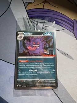 Pokemon TCG Gengar 050/088 Promo Sealed Stamped Gamestop Promo Perfect Order - Image 1