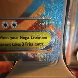 Pokemon Mega Lucario ex Me01 Mega Evolution 077/132 Full Art Holo 340 HP - Image 4