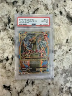 2016 Pokemon Xy Evolutions #101 Fa/M Charizard Ex Evolutions PSA 10 - Image 1