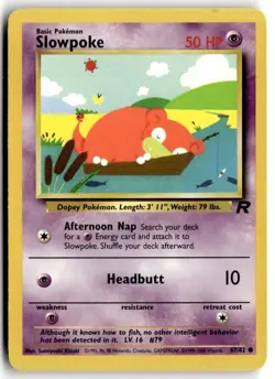 2000 Pokemon - Team Rocket Slowpoke #67/82 - Image 1