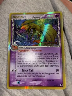 Pokemon Ninetales Delta Species 8/101 Dragon Frontiers Reverse Holo Rare 2006 - Image 1