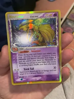 Pokemon Ninetales Delta Species 8/101 Dragon Frontiers Reverse Holo Rare 2006 - Image 4