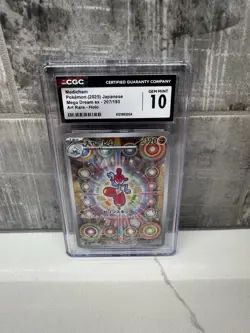 Pokemon CGC Gem Mint 10 Medicham Mega Dream ex 207/193 Art Rare Holo Japanese - Image 1