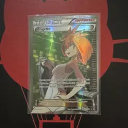 Pokemon Company Brigette 161/162 BREAKpoint Ultra Rare Full Art Holo Trainer - Image 1