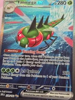 Yanmega EX 228/182 Destined Rivals Special Illustration Rare Pokemon TCG NM - Image 2